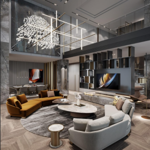 Most Luxorious Project in Istanbul - Terrace with Pool European Side